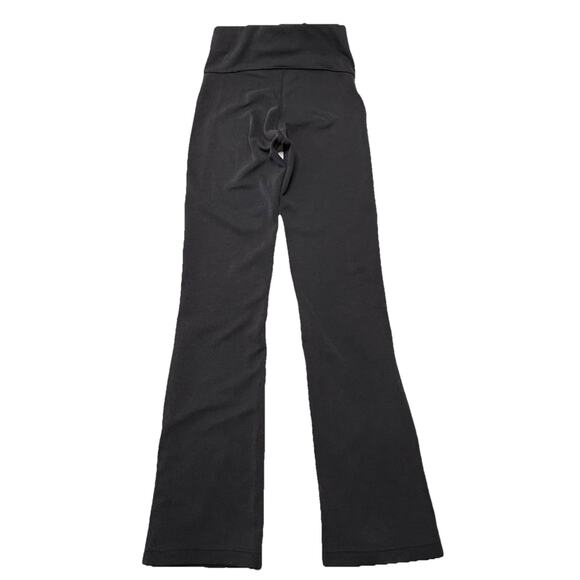 Lululemon Brushed Softstreme Ribbed Zip Flared Pant 32.5" Black Women's Size 2 - Picture 2 of 16